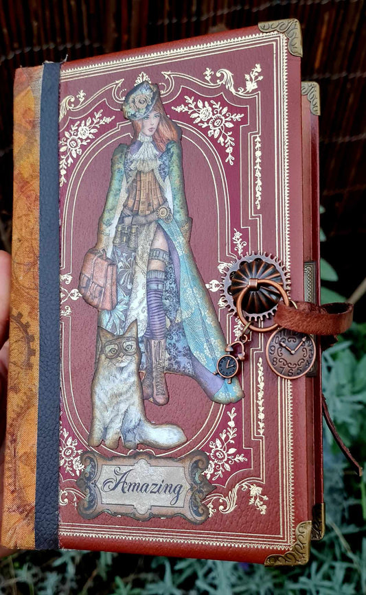 Grimoire steampunk "les rouages du temps"