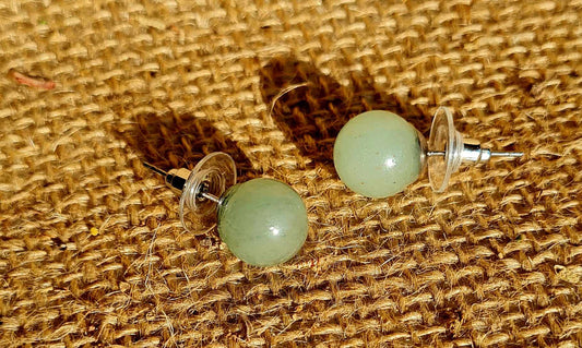 Boucles d'Oreilles Sérénité d'Aventurine Verte