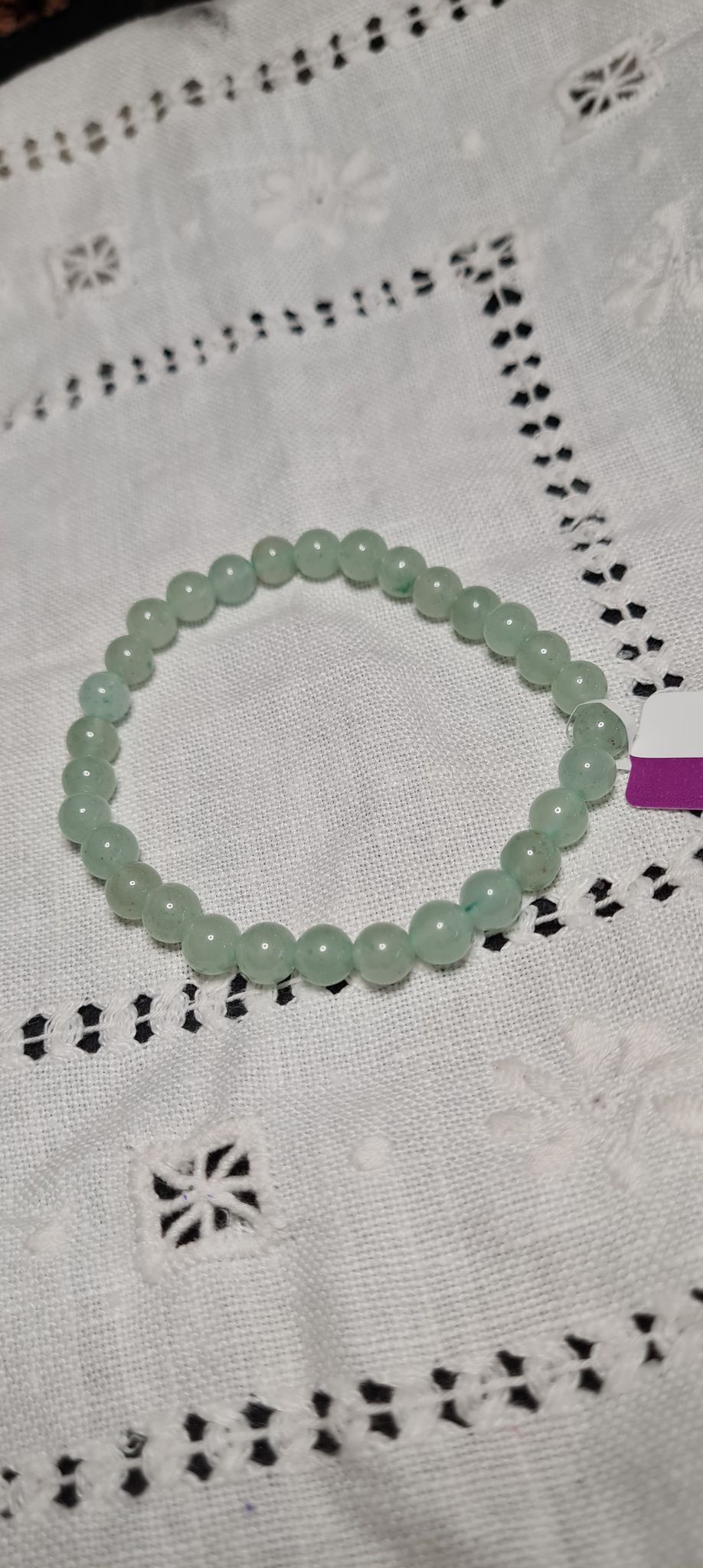 Bracelet en aventurine verte